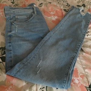 LOFT Lightwash High Waist Skinny Jeans | Size 29/8